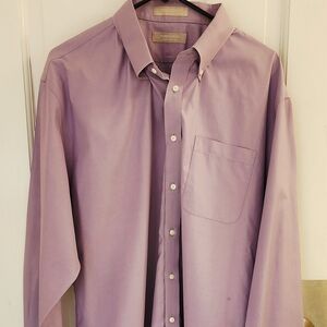 Nordstrom Men's Dress Shirt. Lavender. Size 17.5/34
